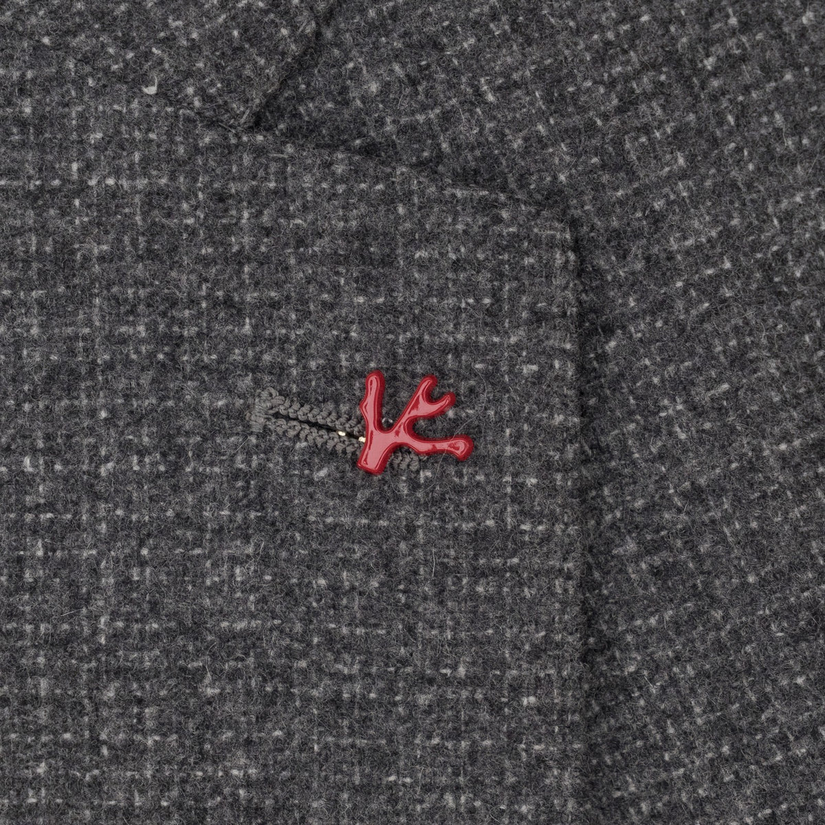 $6900 ISAIA NAPOLI "E" Gray Suit Soft Wool / Cashmere 46 US / 56 EU 7R