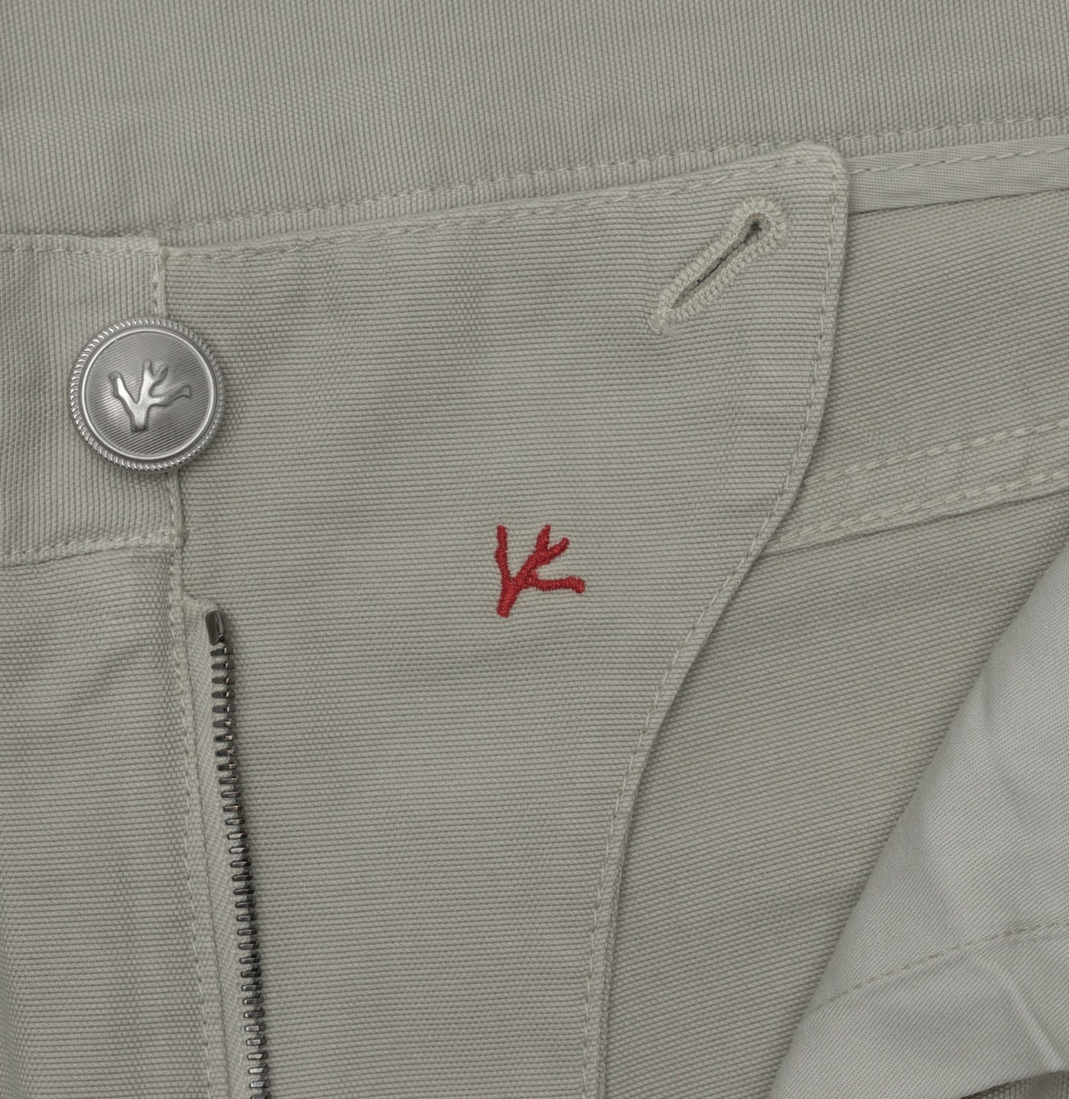 690$ ISAIA NAPOLI Light Grey 5 Pockets Trouser Pant Cotton 38 US / 54 EU