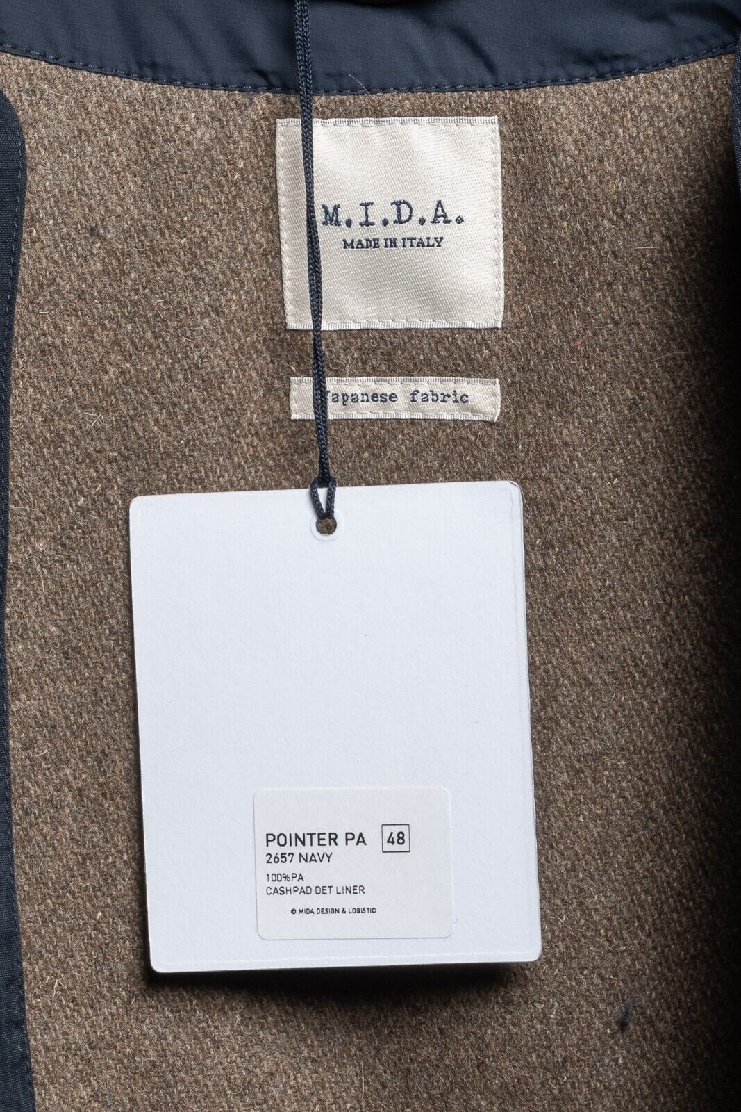 750$ MI.DA TOKYO-FIRENZE Trench Coat Japan Fabric Water Repellent 38 US / 48 EU