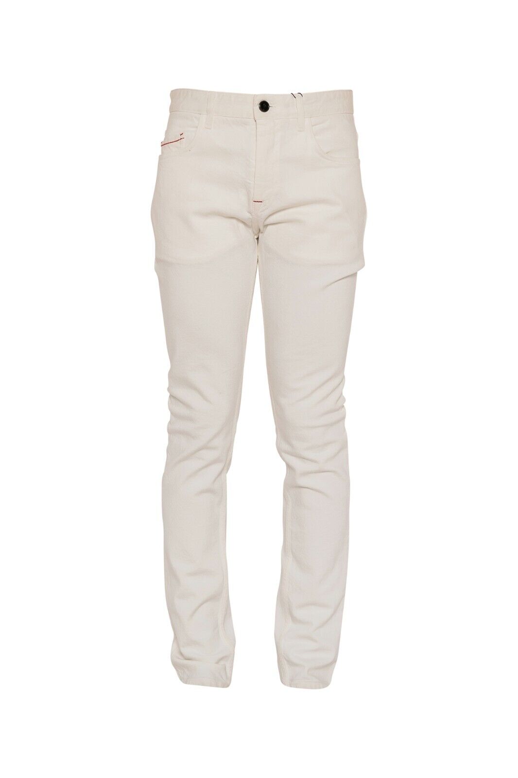 690$ ISAIA NAPOLI White Denim Jeans Trousers Pant Cotton 32 US / 48 EU Slim Fit