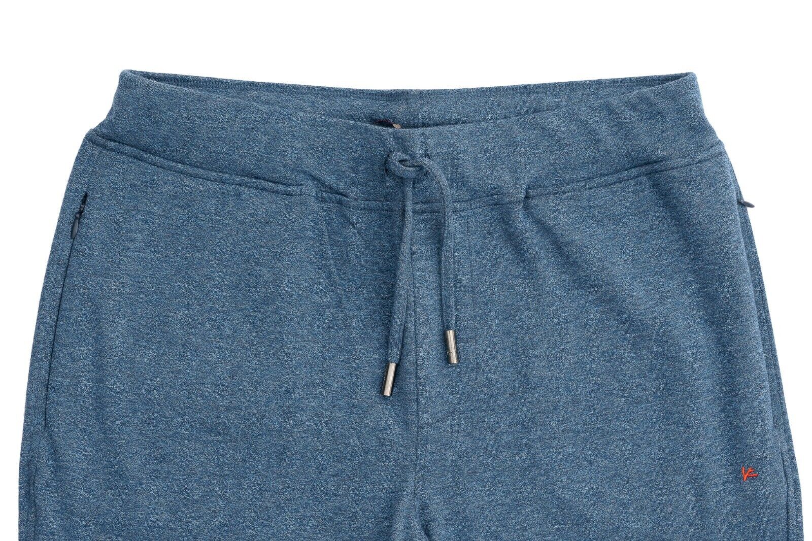 1250$ ISAIA NAPOLI Blue Drawstring Trackpant Jogging Pant Silk / Cashmere