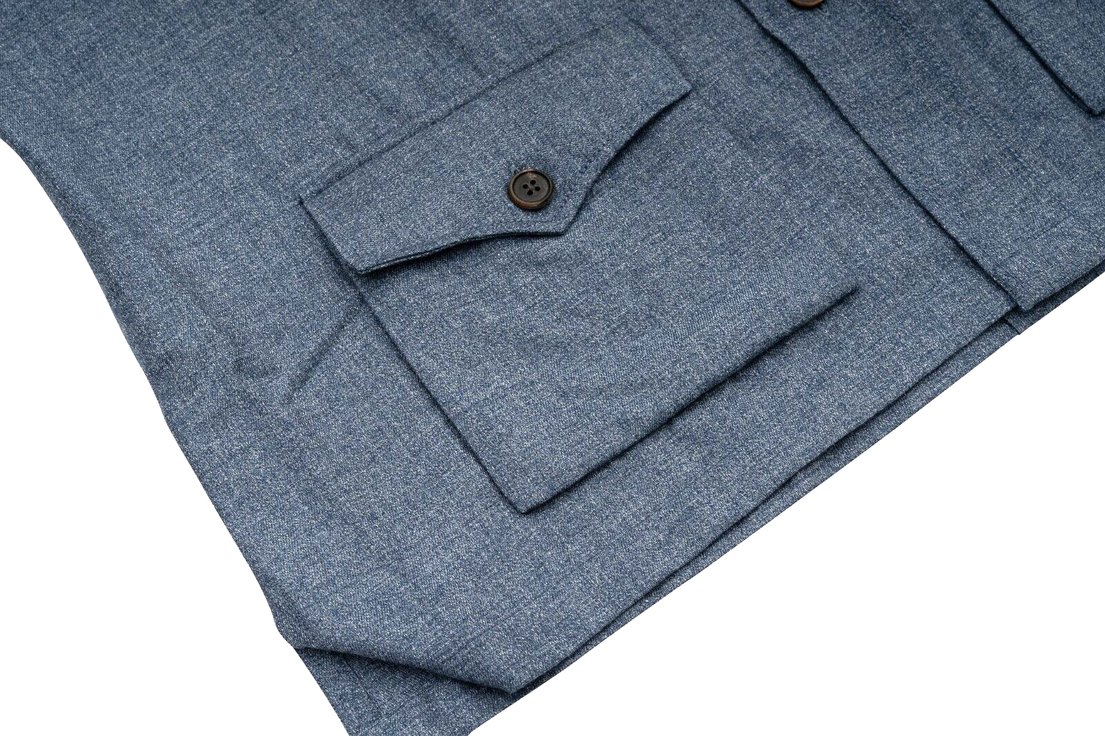 1400$ LUXURY MAROL BOLOGNA Safari Jacket Shirt LORO PIANA Cotton 100% 15.75 - 40