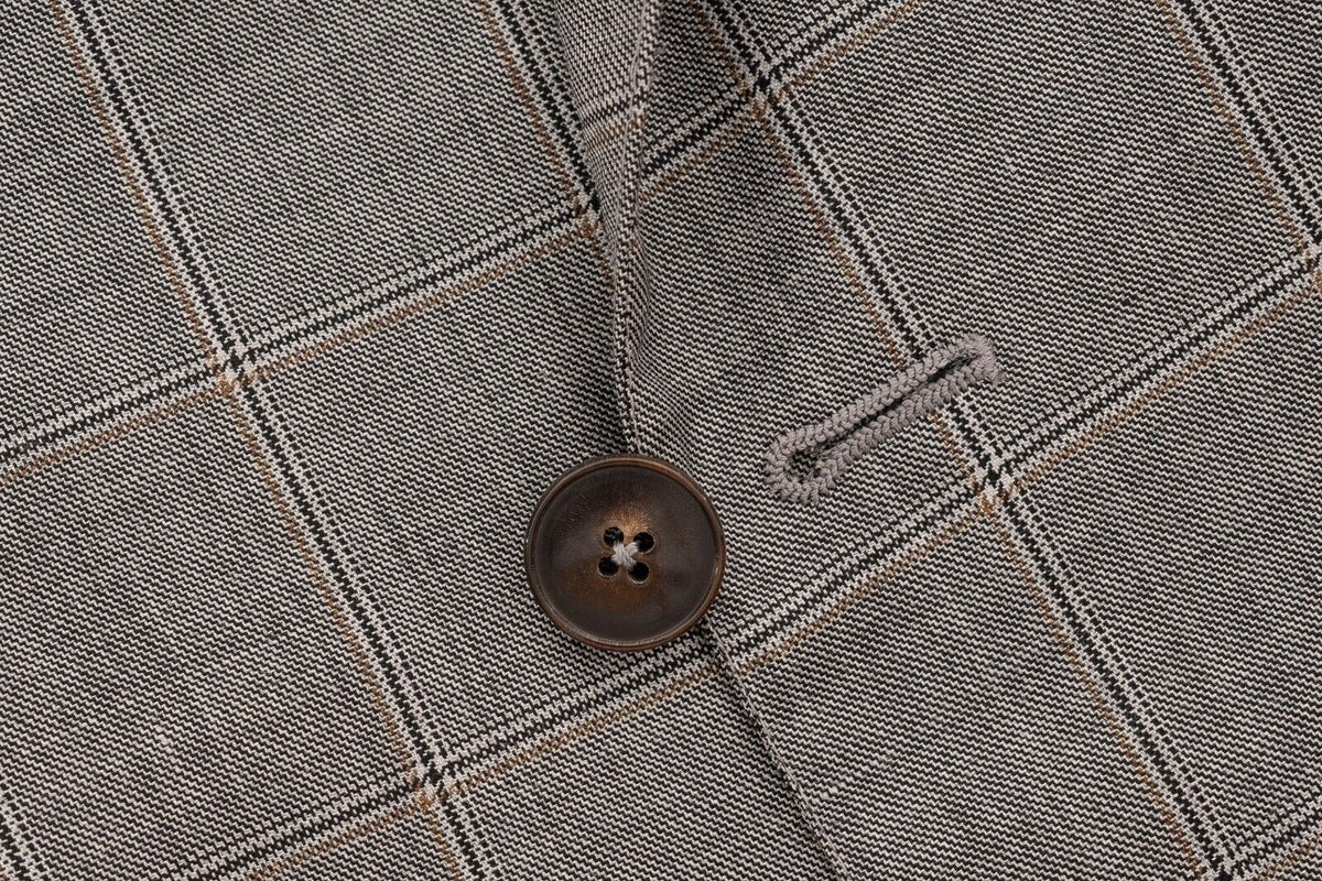 $1700 EIDOS by ISAIA NAPOLI Double Breasted Sport Coat Jacket Wool 38 US / 48 EU