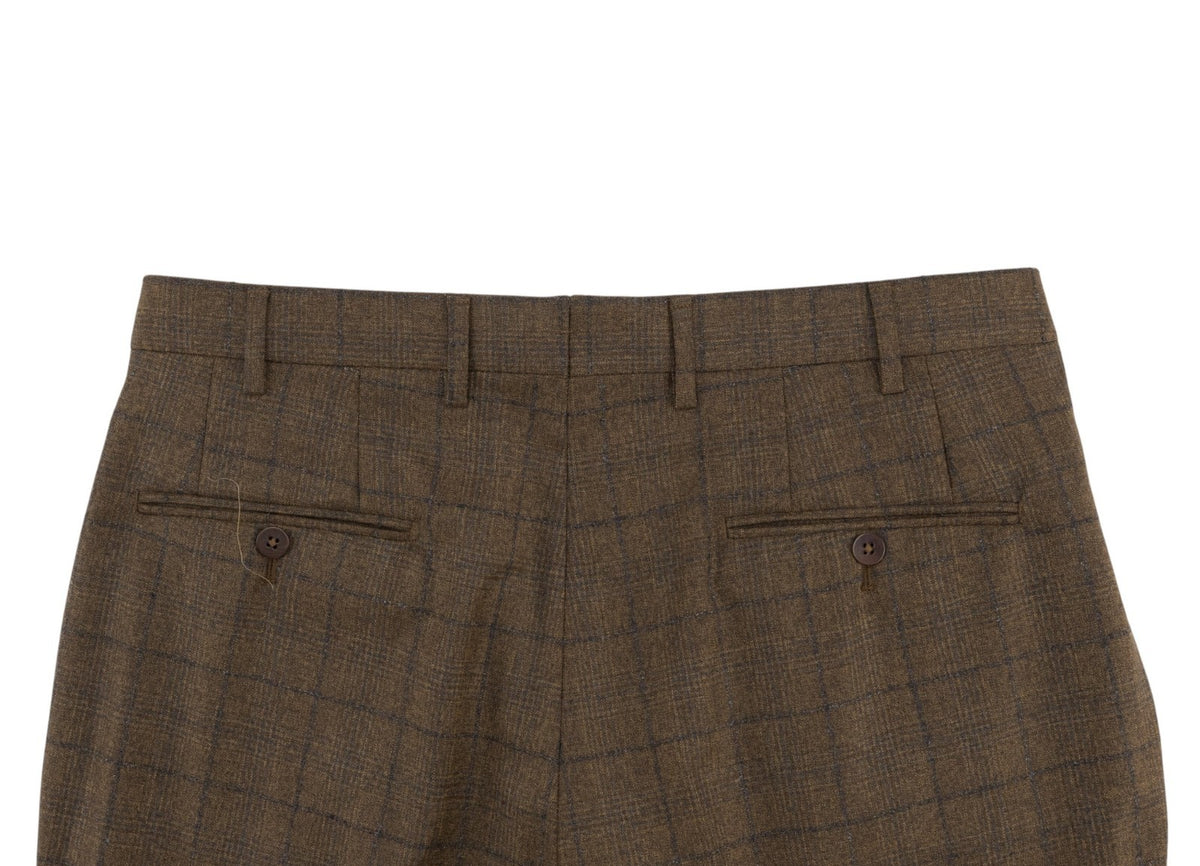 $6600 ISAIA NAPOLI "Marechiaro" Brown Suit Fine & Cashmere 38 US / 48 EU 7R