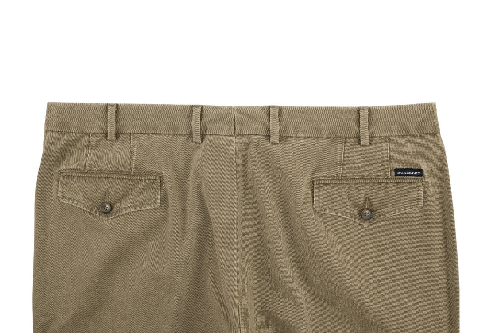 700$ BURBERRY Olive Green Jeans Denim Pant Cotton Pant Relaxed Fit 42 US / 58 EU