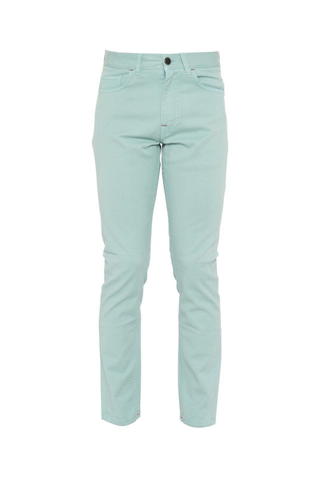 690$ ISAIA NAPOLI Aquamarine Denim Jeans Trousers Pant Cotton 32 US / 48 EU Slim