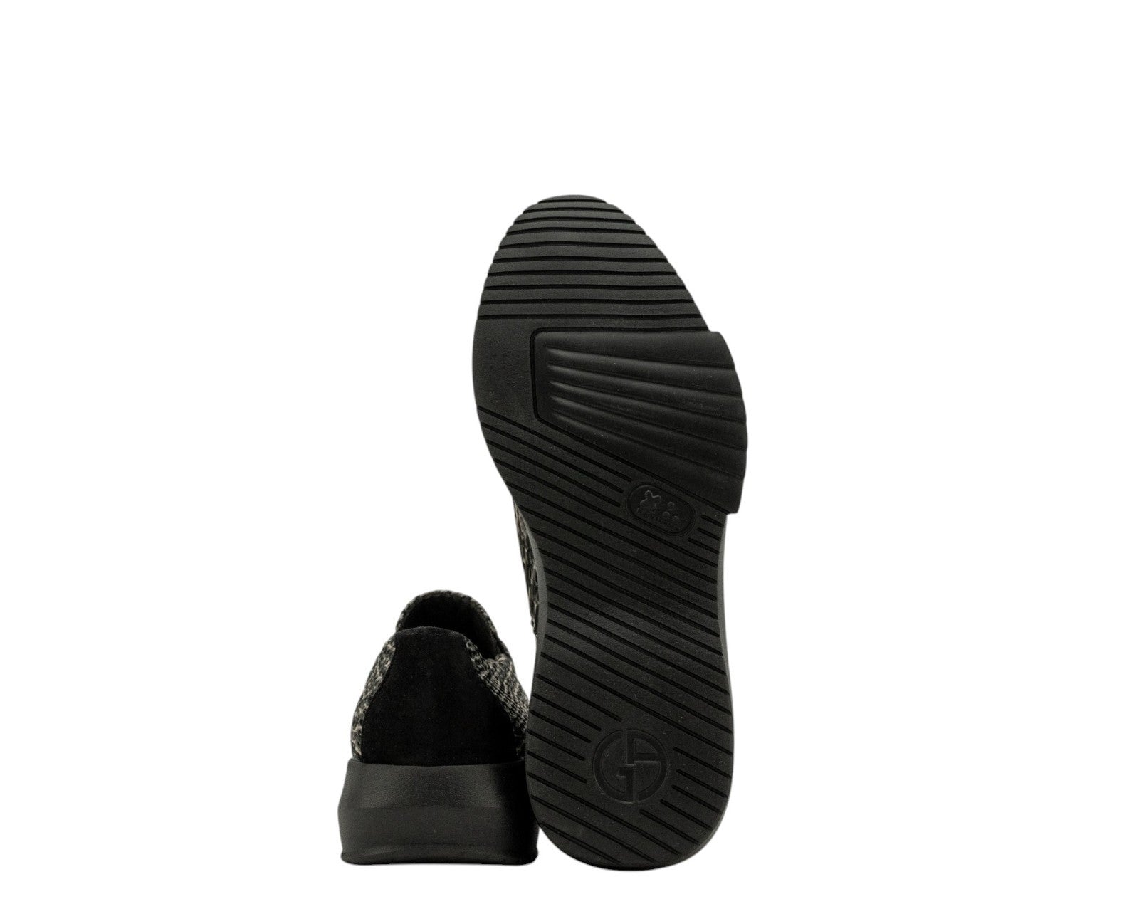 1150$ GIORGIO ARMANI Runway Shoes Woven Mesh Tech + Suede 5 UK / 6 US / 39 IT