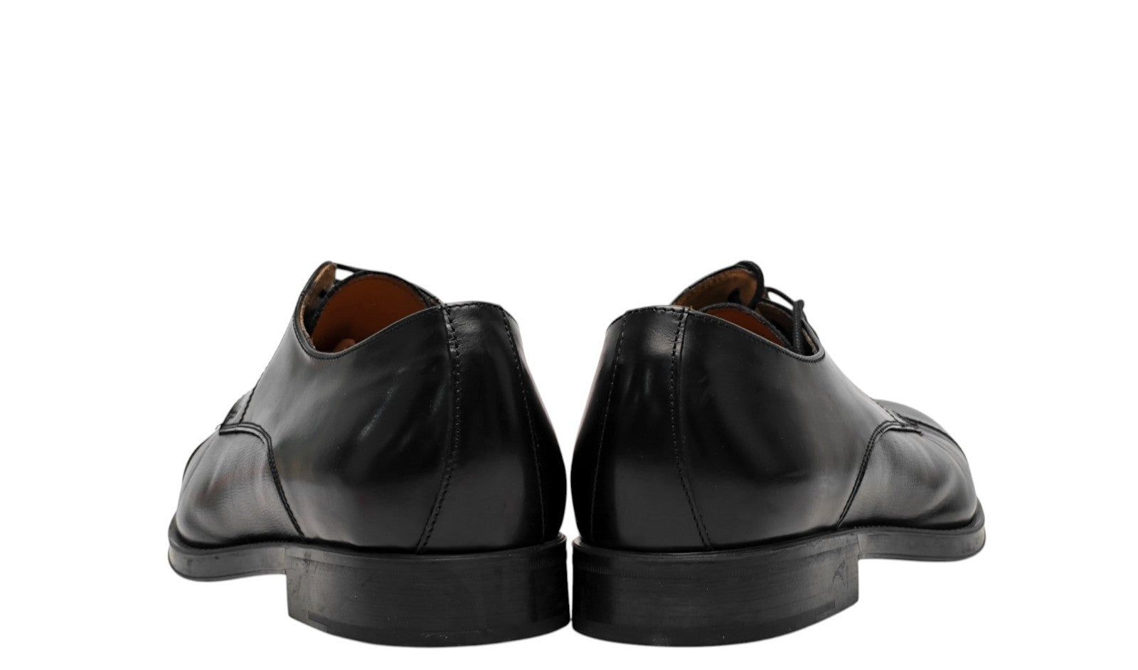 1450$ TESTONI "Valdobbiadene" Derby Shoes Black Lux Calf 10 UK / 11 US / 44 IT