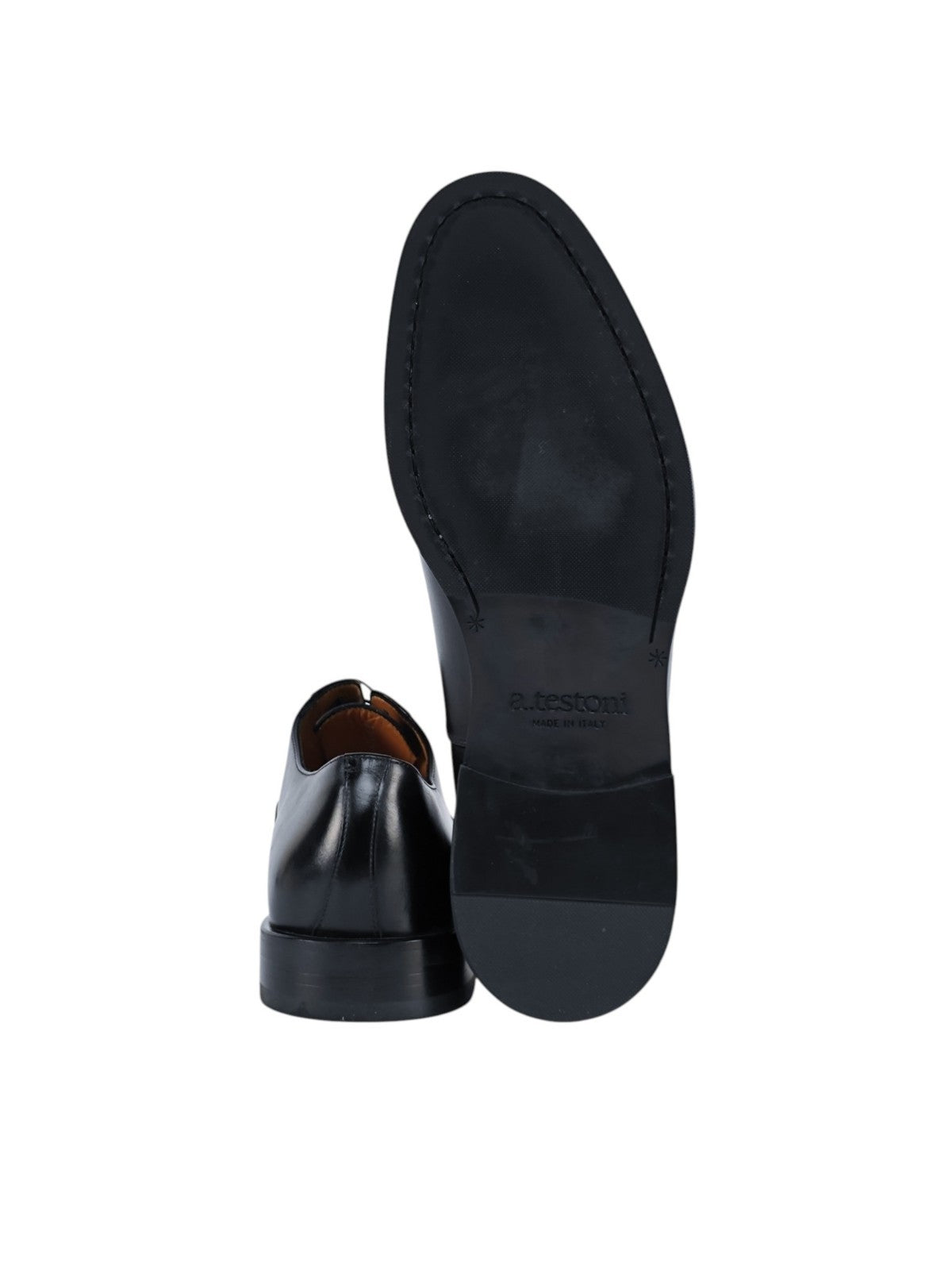 950$ TESTONI Bologna 1929 Oxford Shoes Lux Calf Blue Midnight 8 UK / 9 US 42 IT