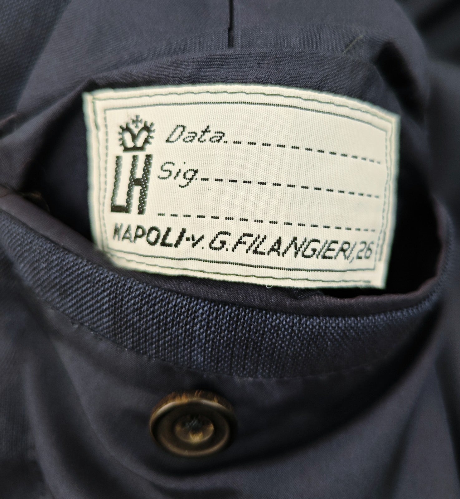 $2250 RUBINACCI LONDON HOUSE Blue Hand-Sewn Jacket Sport Coat Wool 38 US / 48 EU