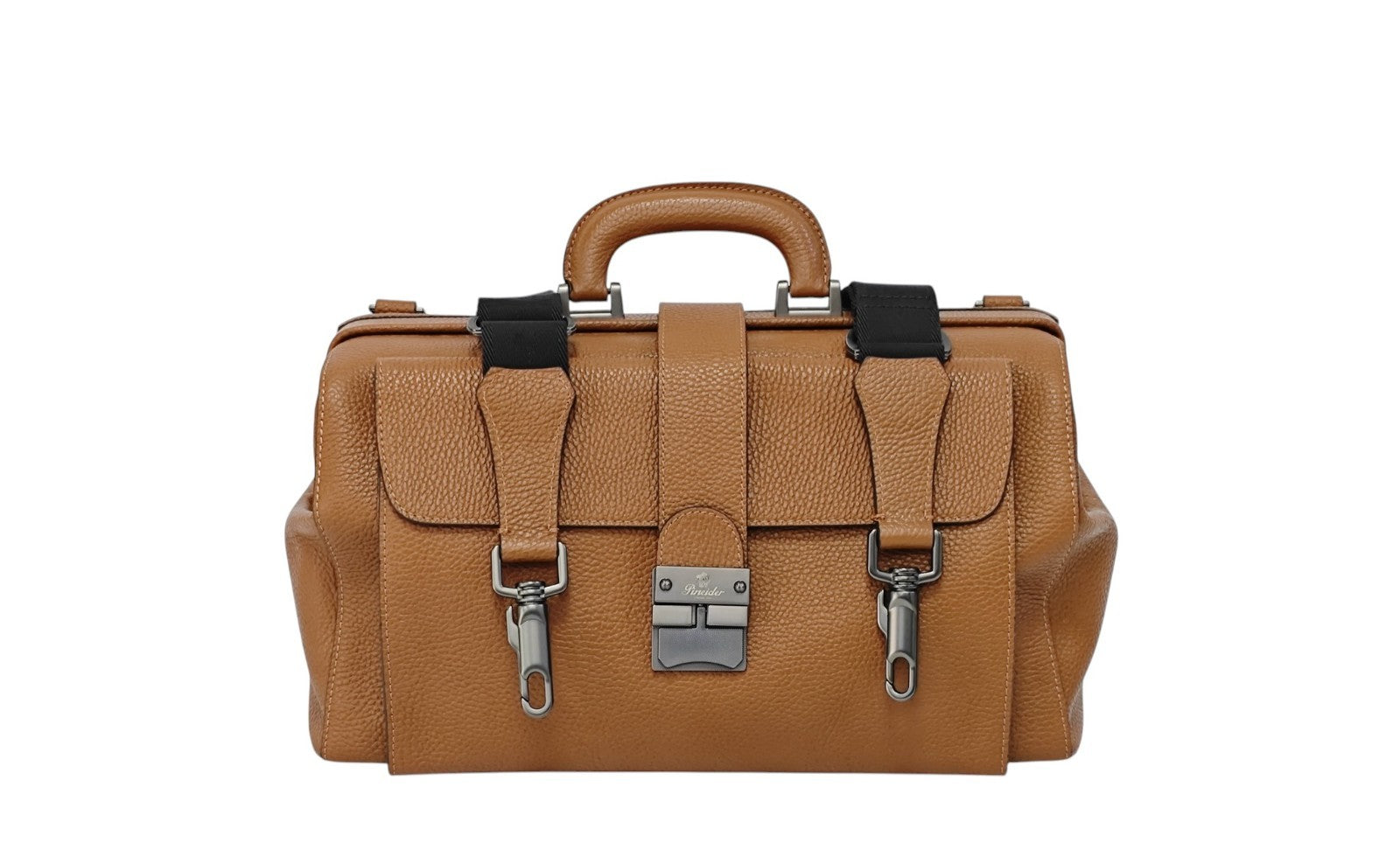 1450$ PINEIDER FIRENZE 1774 "Bottolato" Calf Work Doctor Bag Laptop Rum