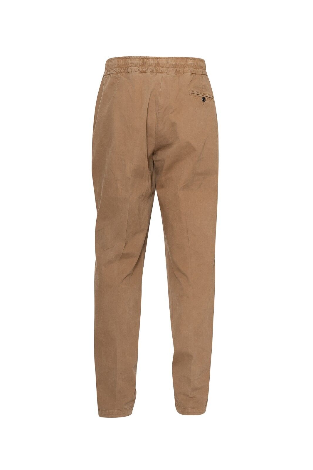 950$ ISAIA NAPOLI Tan Drawstring Trousers Pant Cotton Blend 28 US / 44 EU