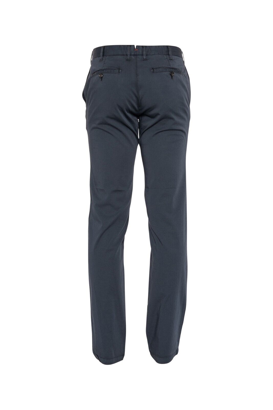 690$ ISAIA NAPOLI Blue Chino Trousers Pant Cotton Silk 30 US / 46 EU Slim Fit