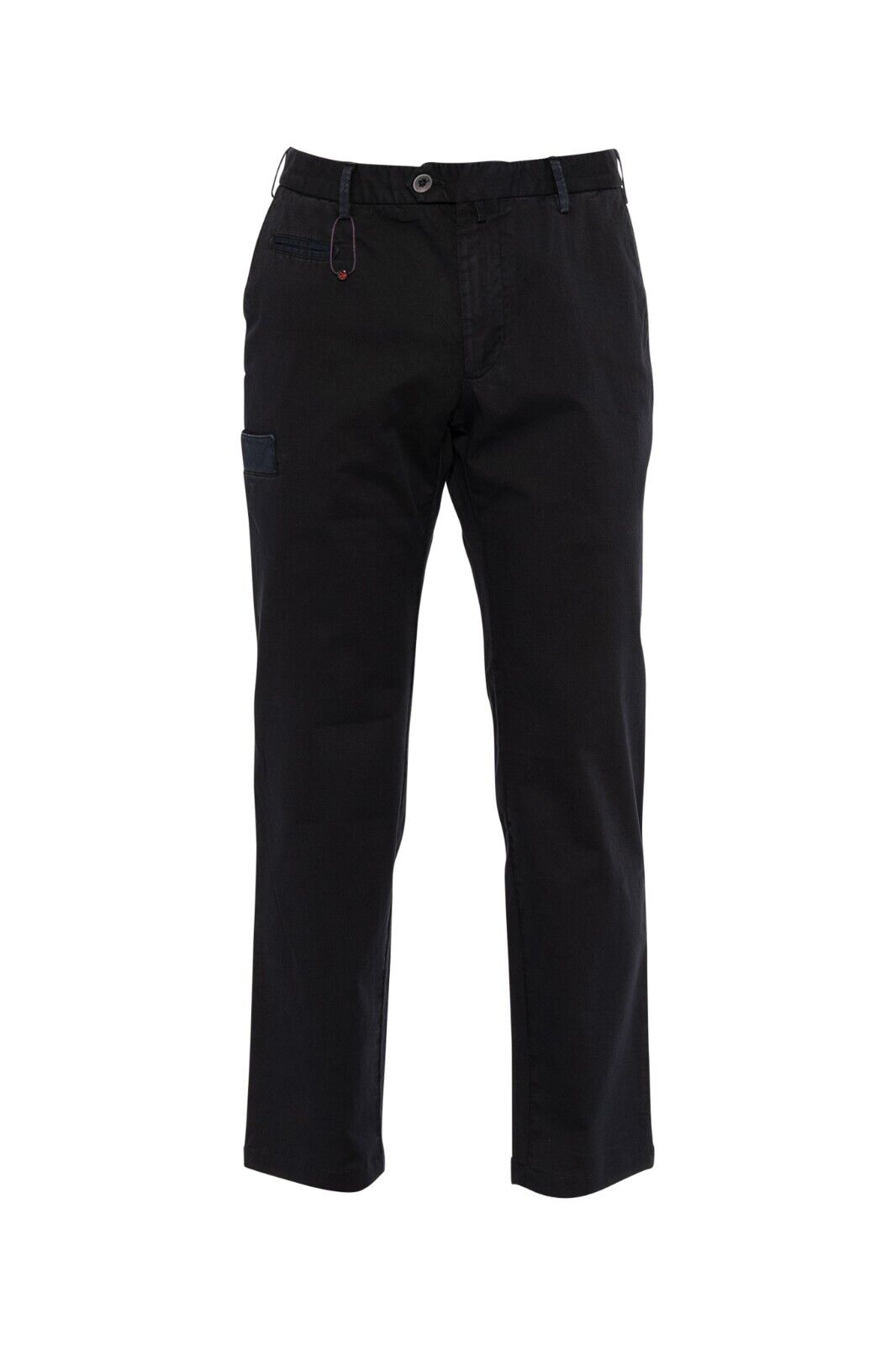 690$ ISAIA NAPOLI Blue Navy Cargo Trousers Pant Gabardine Cotton 32 US / 48 EU