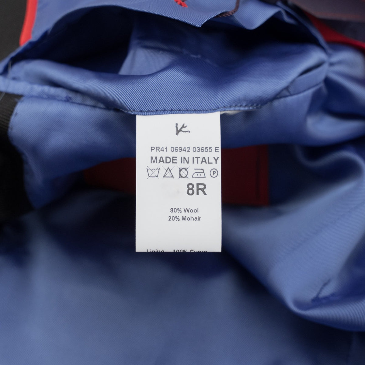 $5995 ISAIA NAPOLI "Sanita" Blue Peak Lapel Tuxedo Suit Wool Wool - Mohair
