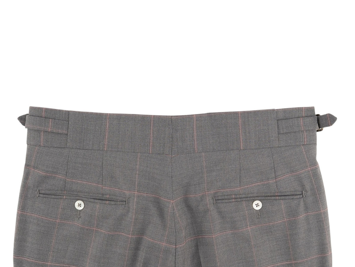 $6600 ISAIA "Capri" Gray Suit Fine Wool Solid Comfort Project 38 US / 48 EU 8R