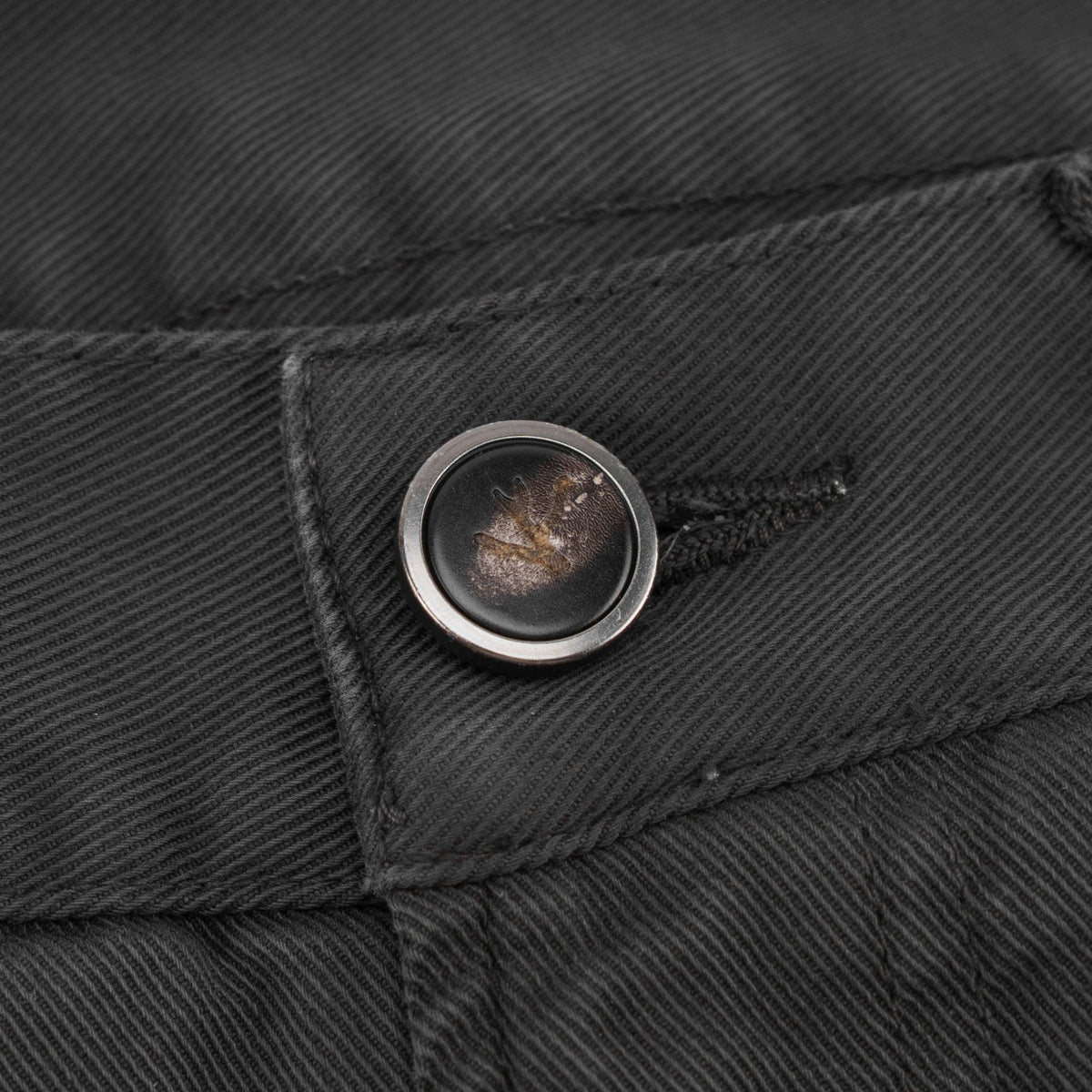 690$ ISAIA NAPOLI Dark Gray Denim Jeans Pant 5 Pocket Cotton 34 US / 50 EU