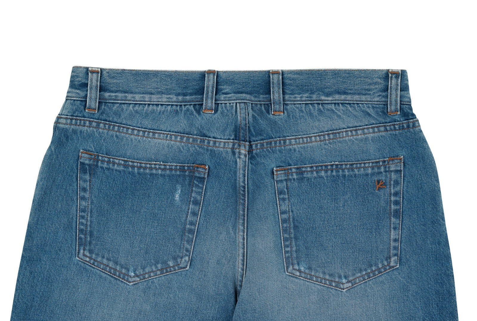 690$ ISAIA NAPOLI Light Blue Scratch Denim Jeans Pant Cotton 34 US / 50 EU