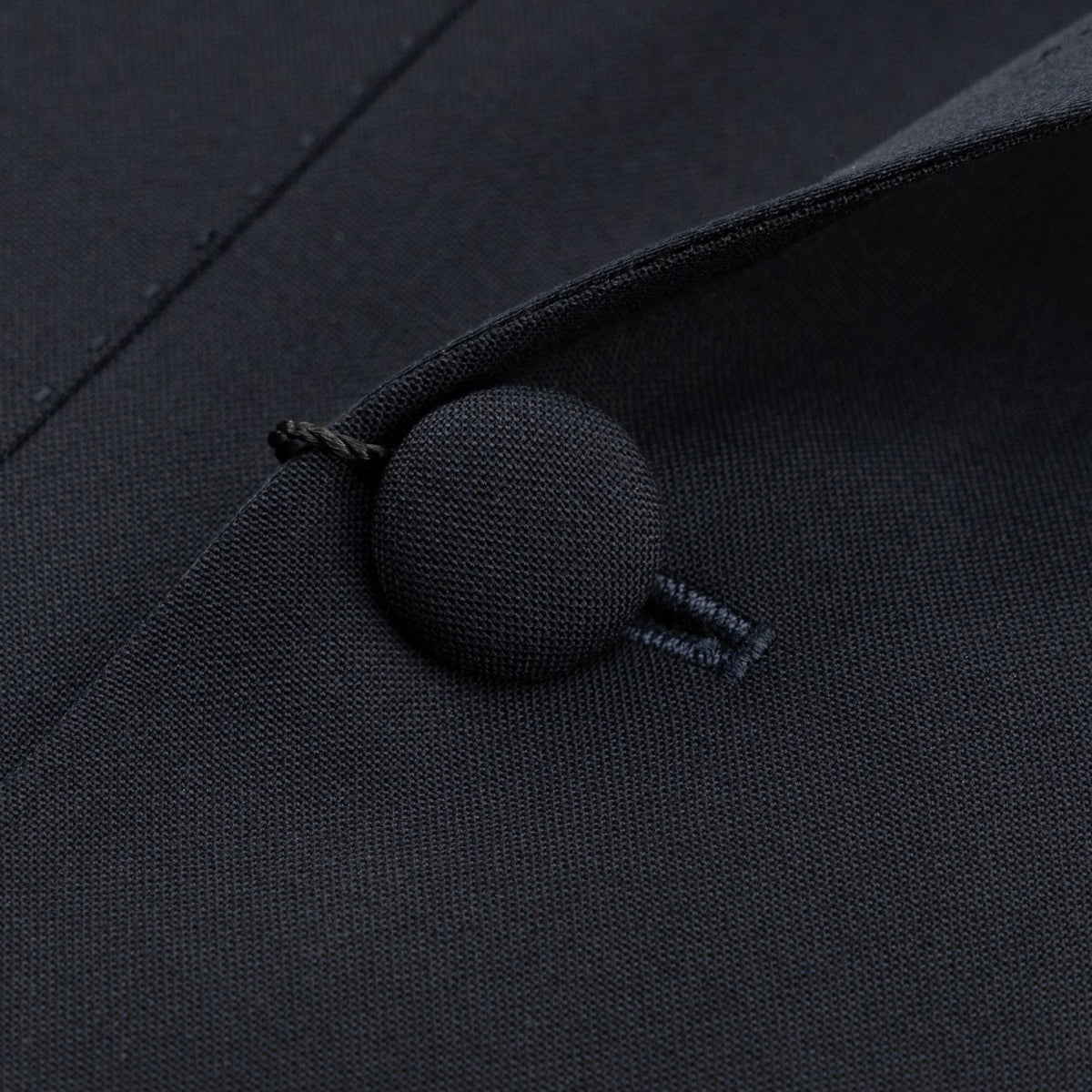 $1890 RUBINACCI NAPOLI Dark Blue Tuxedo Jacket Fine Wool 38 US / 48 EU