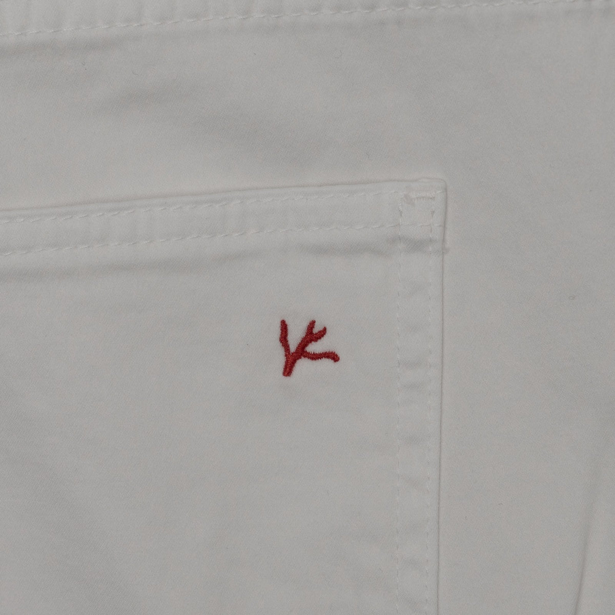 850$ ISAIA NAPOLI White Chino Pant Cotton Cashmere Tapered Fit 38 US / 54 EU