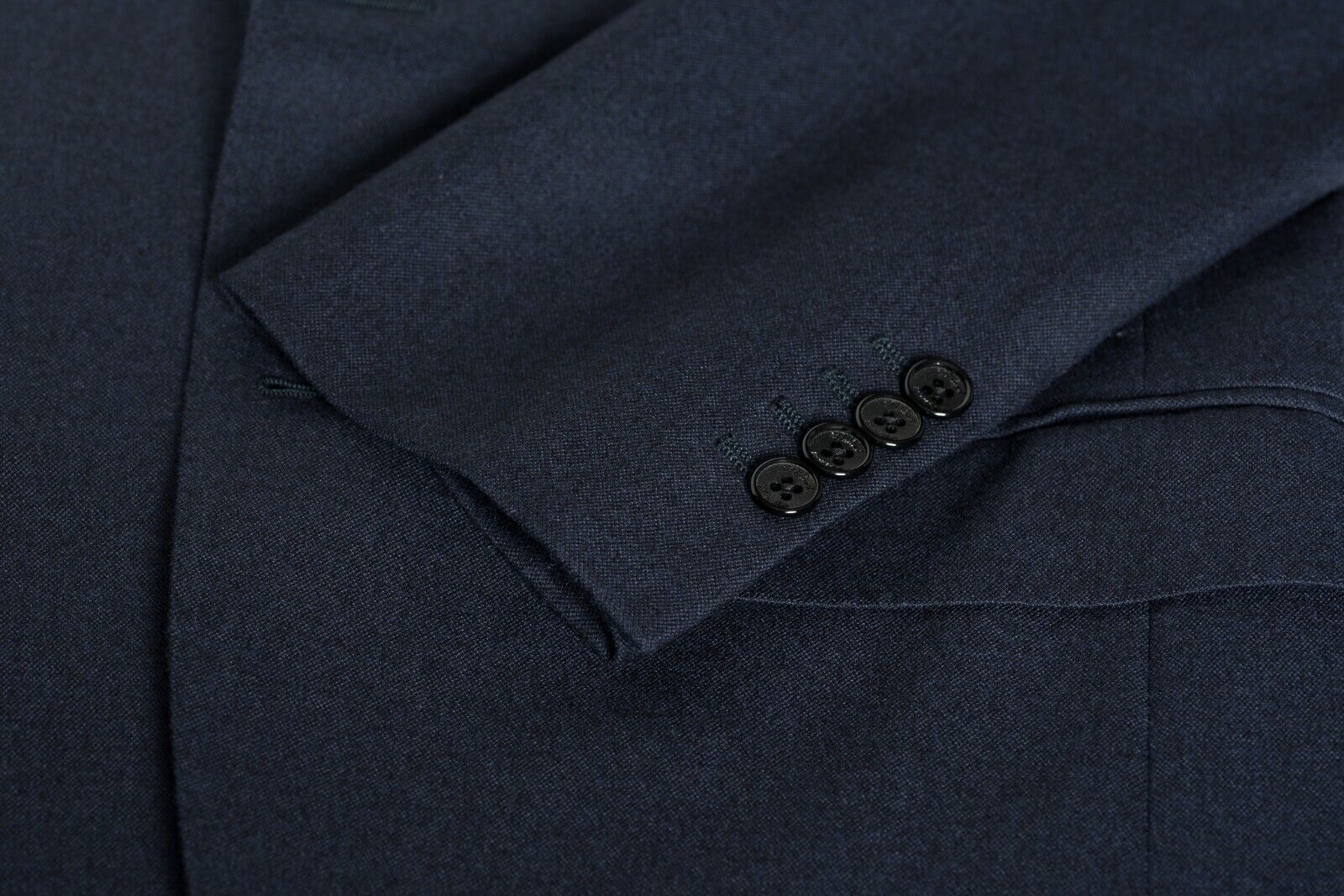 $3295 Belvest Wool Blue Suit 32 US / 42 EU Drop 8R Slim Fit Fall / Winter 2018