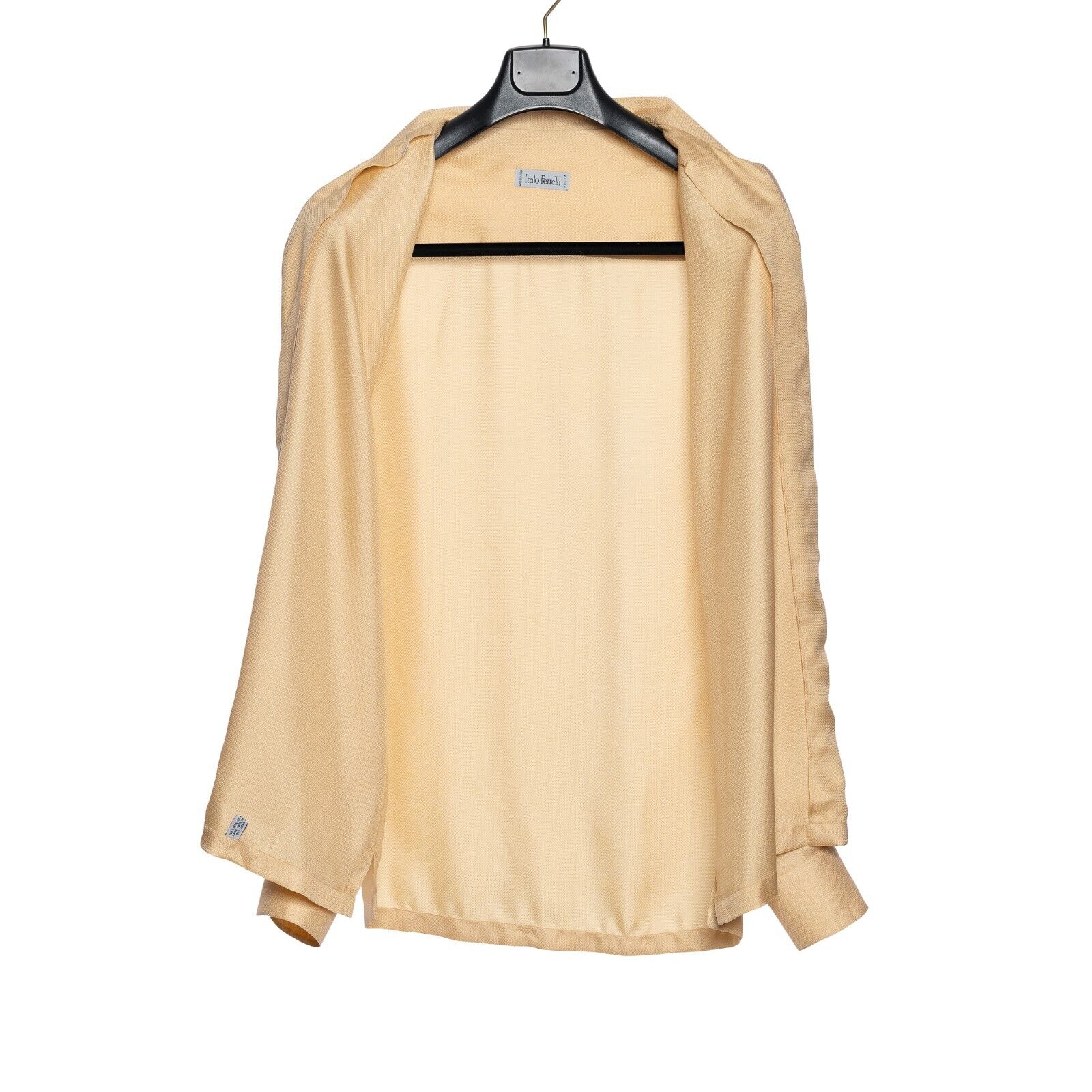 1400$ ITALO FERRETTI Jacket Shirt Full Zip 100% Silk COMO Size M BIJAN