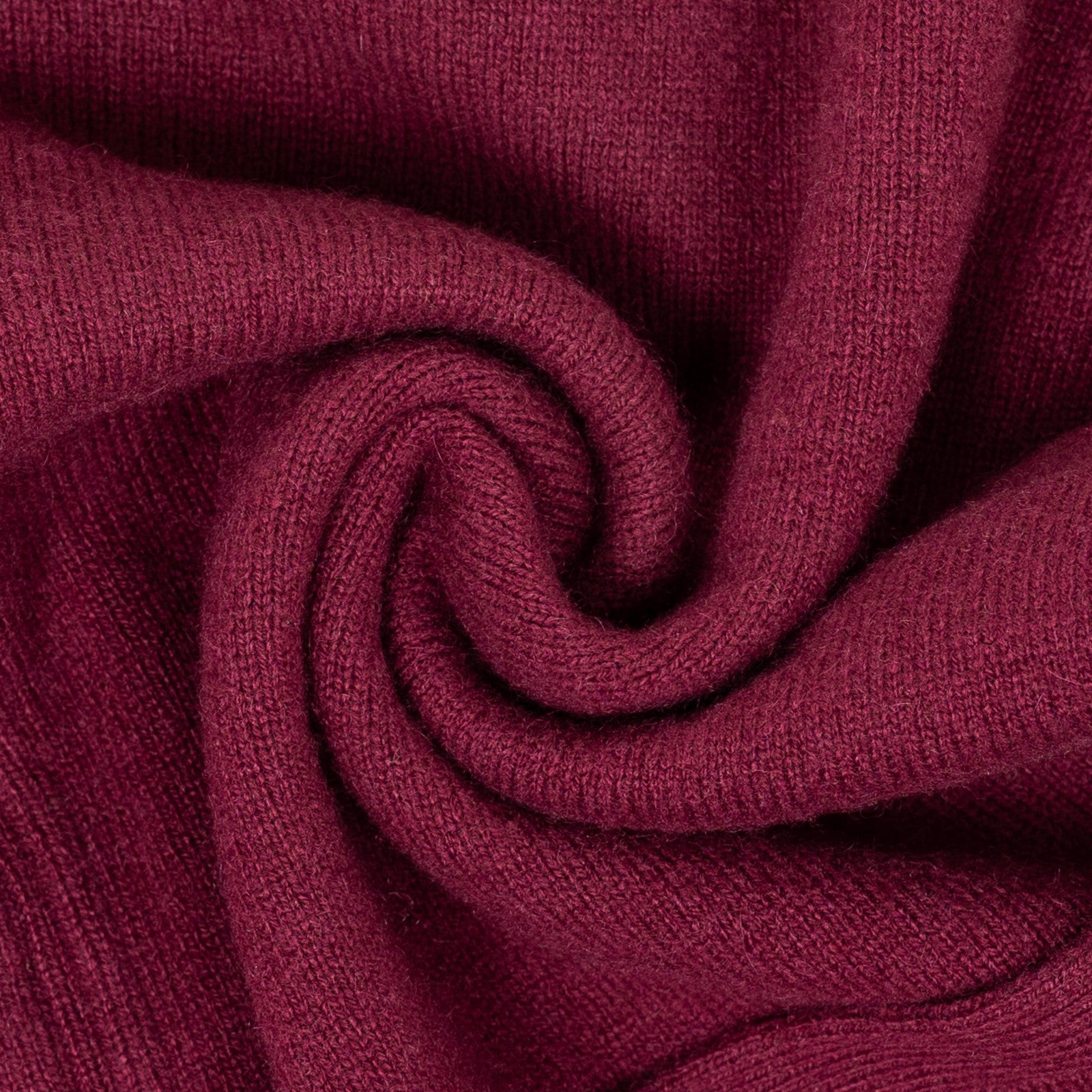 590$ RUBINACCI NAPOLI Burgundy Cardigan Vest Gilet 100% Soft Cashmere Size S