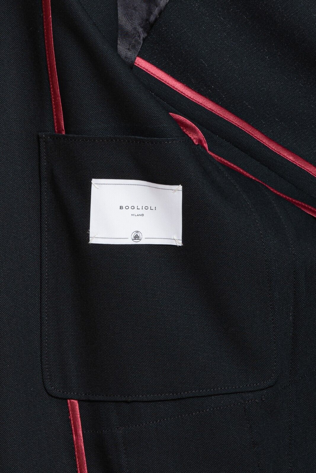 $1500 BOGLIOLI Single Braested Dark Blue Casual Coat Jacket Wool 38 US 48 EU