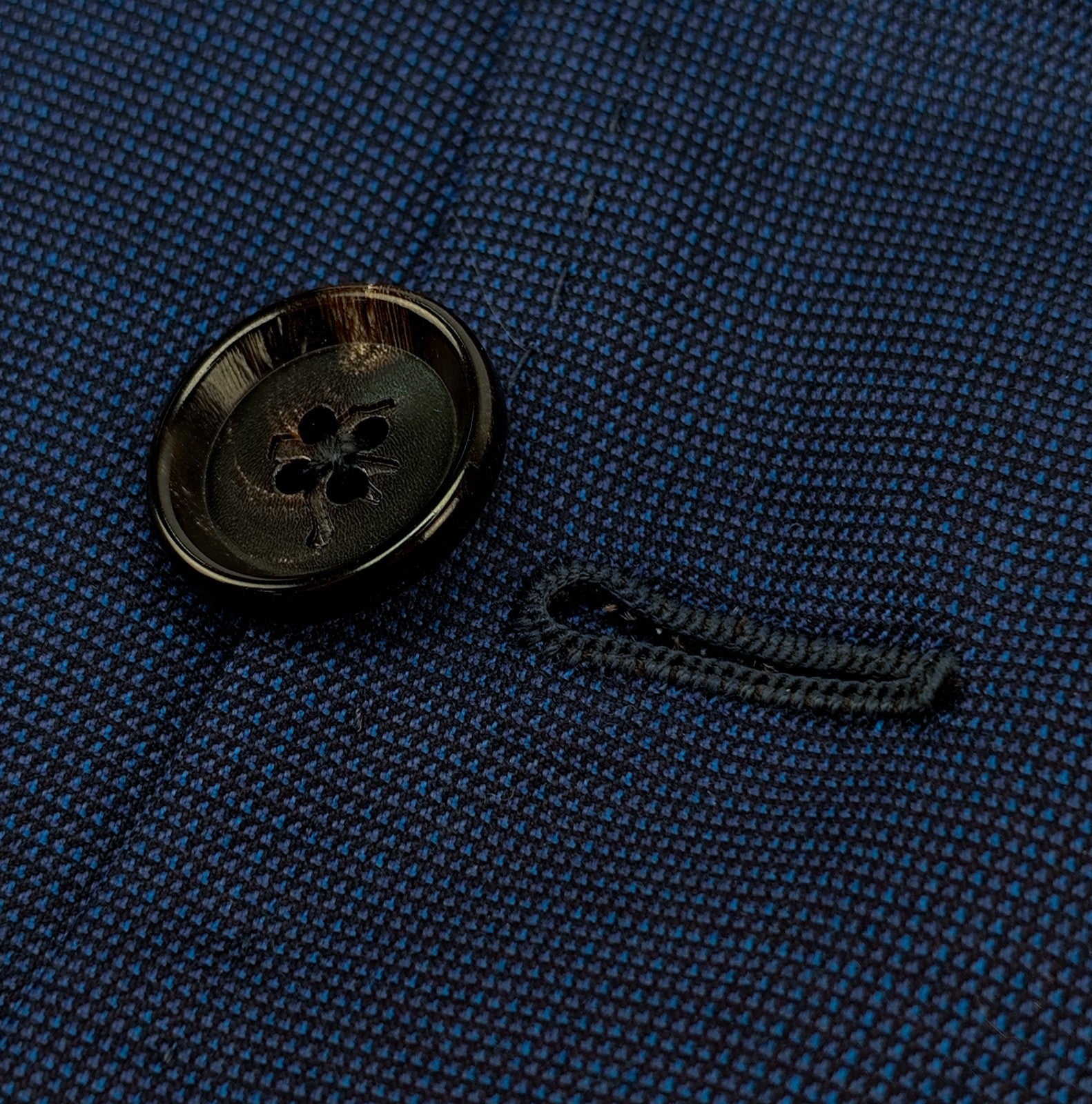 $6470 ISAIA NAPOLI Blue Jacket Sport Coat SEA ISLAND Cotton 38 US / 48 EU R