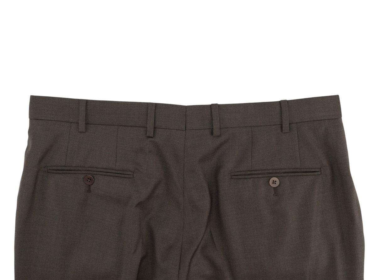 $6600 ISAIA "Capri" Dark Brown Suit Fine Wool Aquaspider 44 US / 54 EU 8R