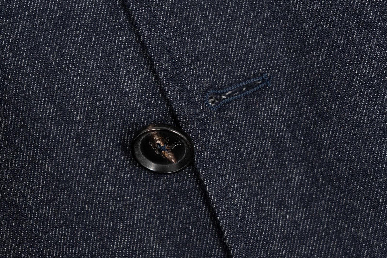 $4200 ISAIA NAPOLI Blue Jacket Shirt 100% Cashmere & Leather Details 38 US 48 EU