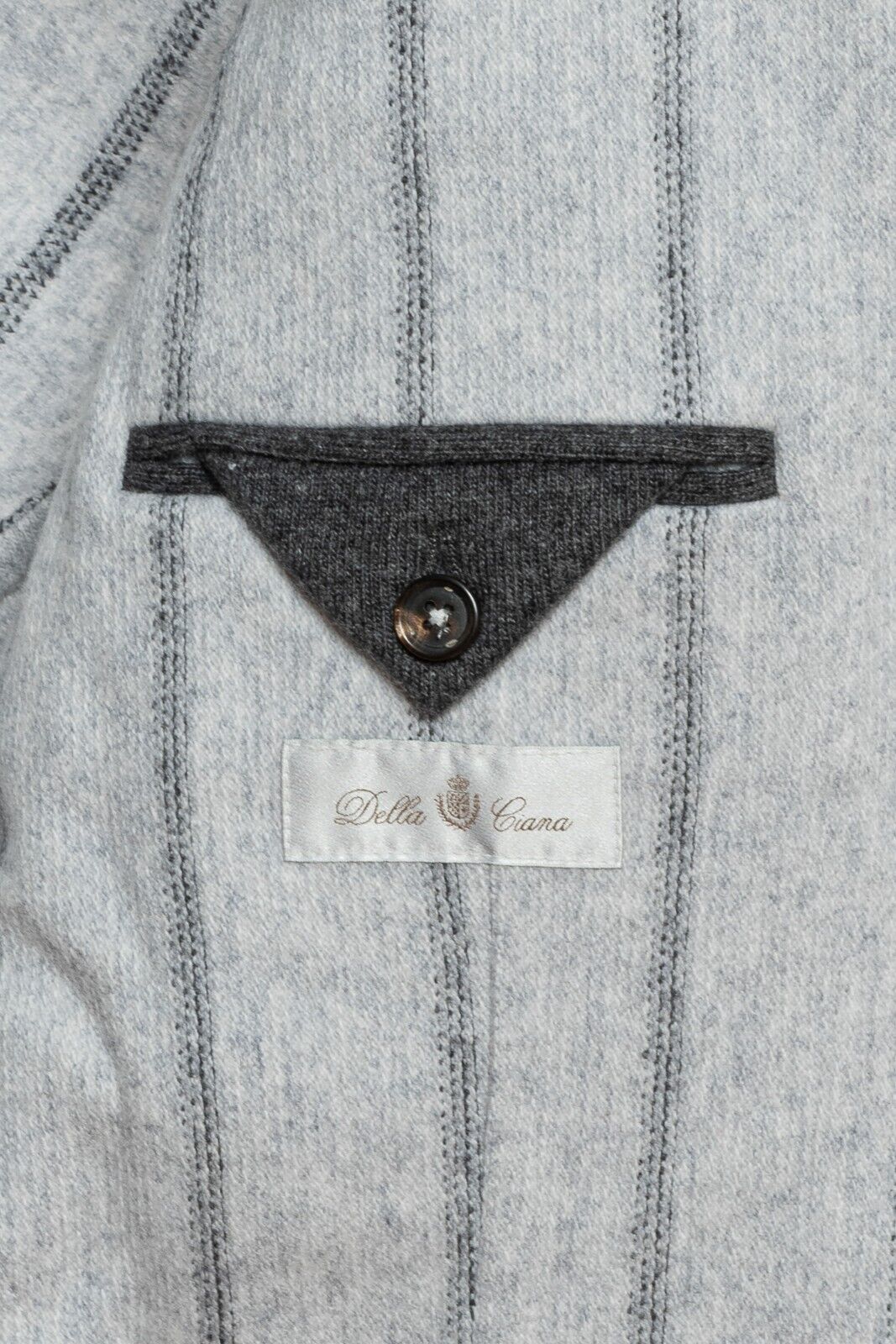 800$ DELLA CIANA CASHMERE Casual Jacket Flannel Merinos / Cashmere 38 US 48 EU
