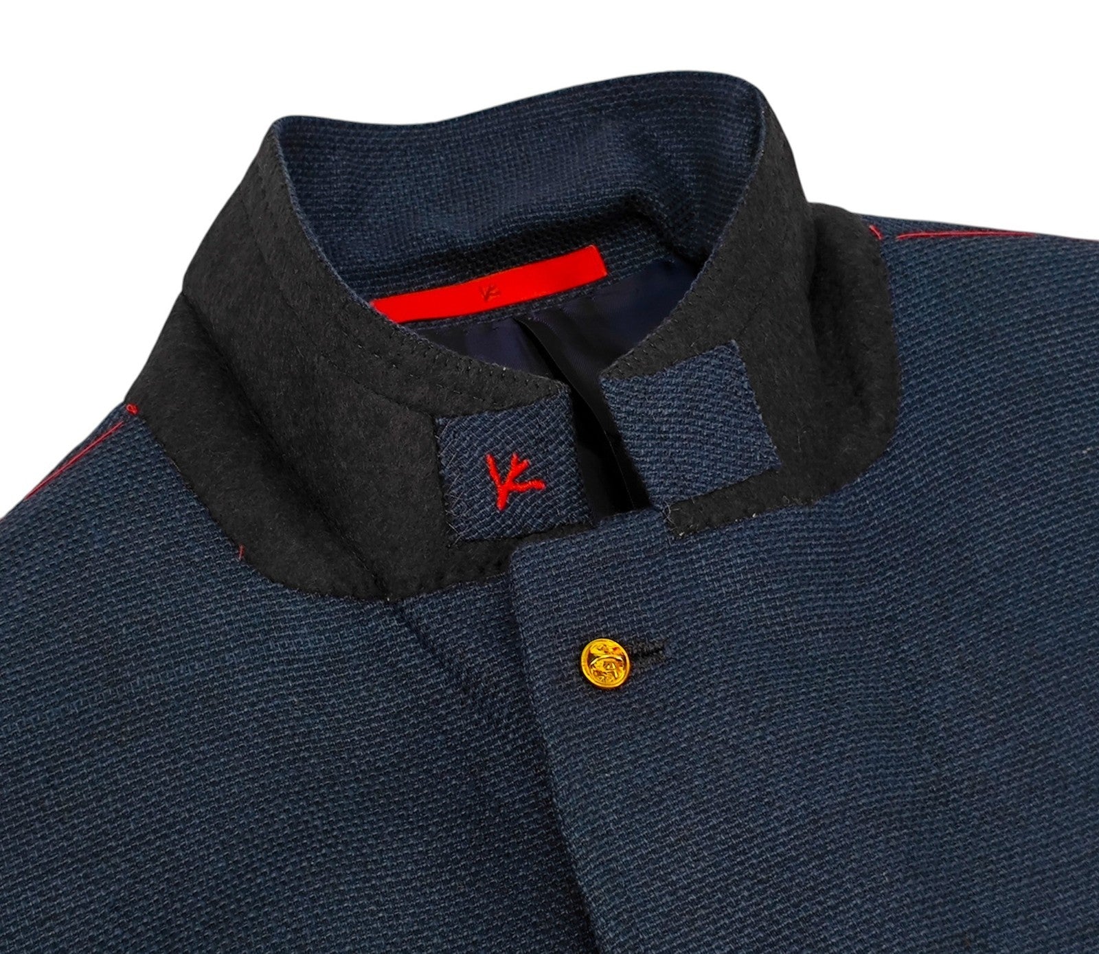 $5550 ISAIA "Capri" Blue Sport Coat Silk Linen Wool Woven 48 US / 58 EU 8R