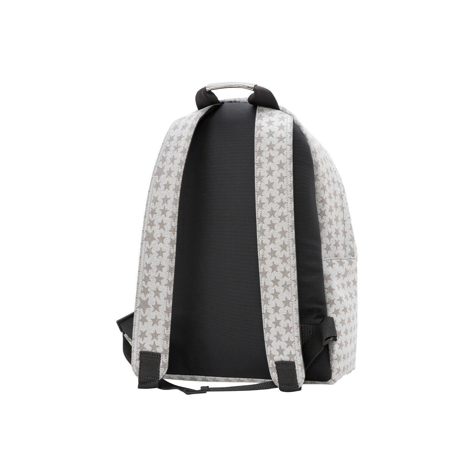 $410 Testoni I29 Bologna Luxury Cristals Backpack Rising Star + Silver Calf