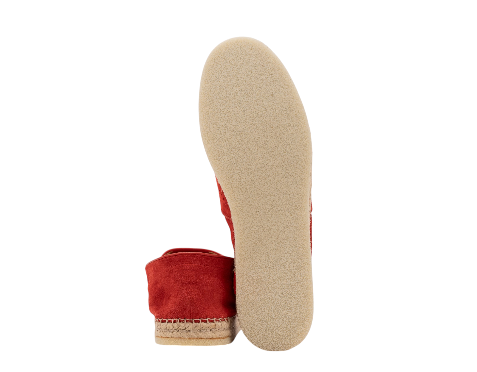 750$ TESTONI Espadrillas "Capri" Shoes Perf. Suede Red Glow 8 UK / 9 US / 42 IT