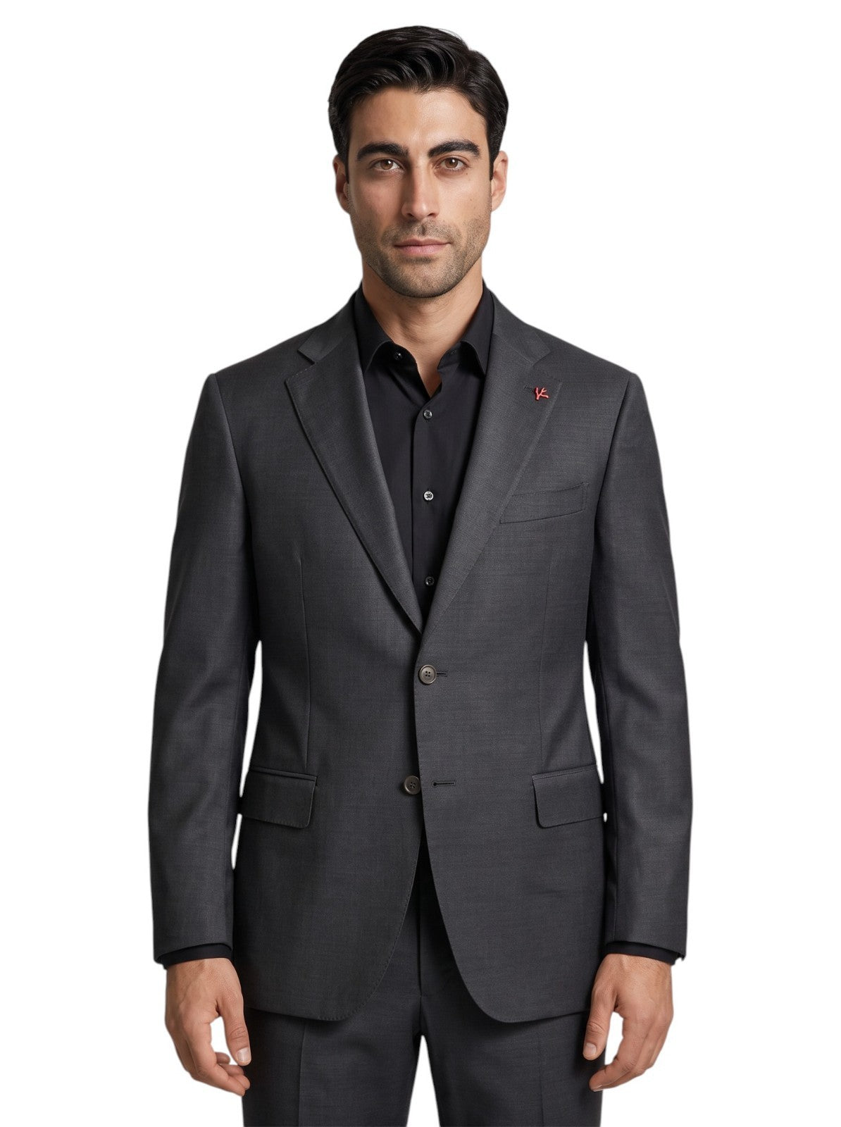 $7120 ISAIA "Gregorio" Gray Hand-Sewn Suit Fine Wool Aquaspider 46 US / 56 EU 7R
