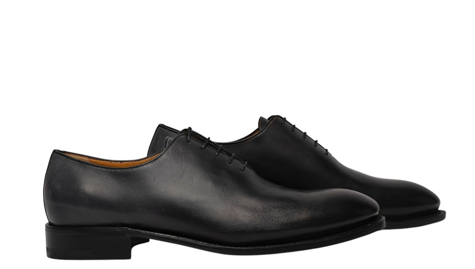 1350$ TESTONI "Piuma" Oxford Shaded Calf Concrete / Black 8 UK / 9 US / 42 IT