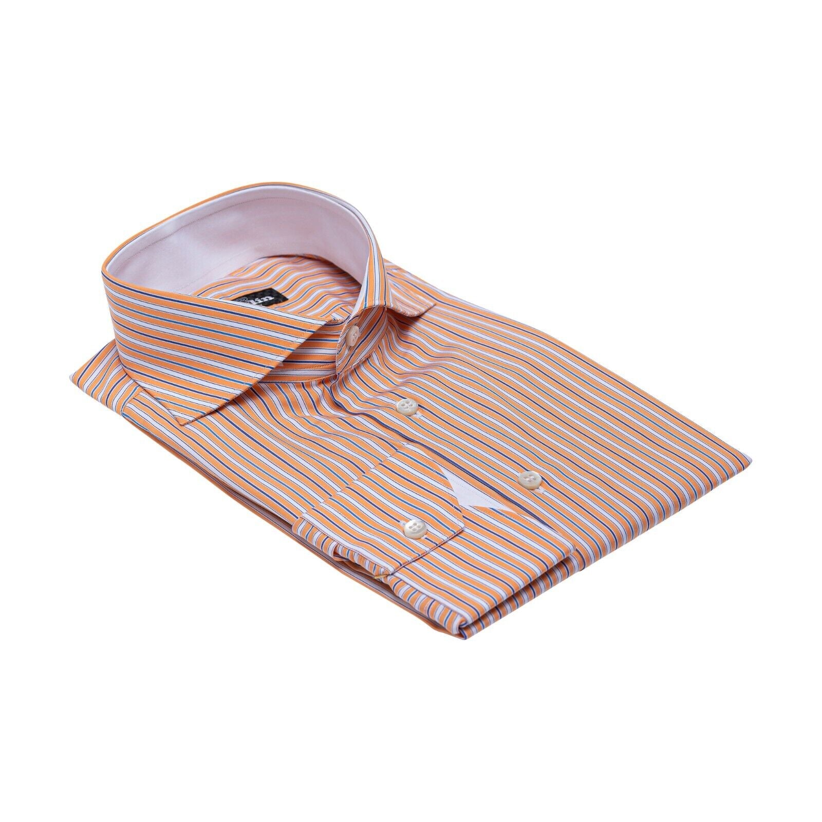 690$ ITALIAN LUXURY GERLIN Shirt Striped LUX Cotton 15.75 - 40 8E BIJAN
