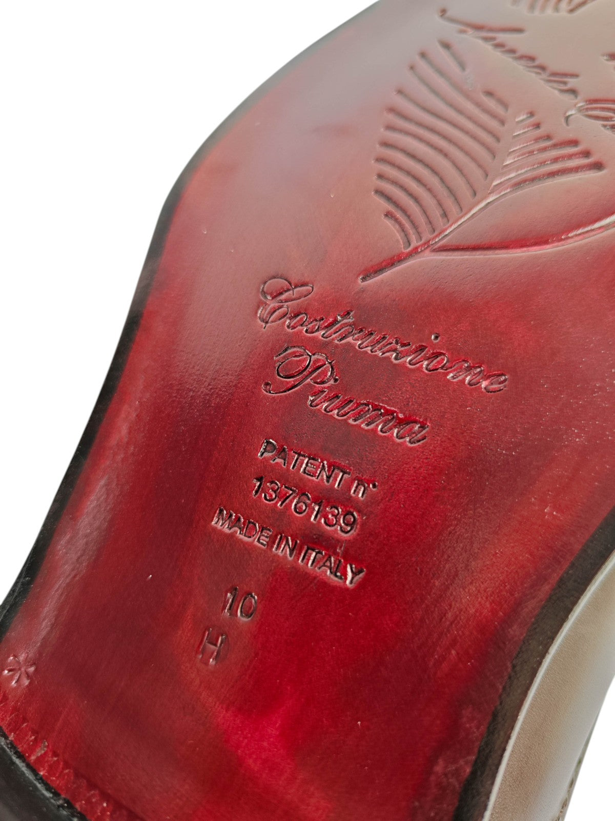 1300$ TESTONI "Piuma" Sant'Eulalia Oxford Shoes Calf Brown 10 UK 11 US 44 IT