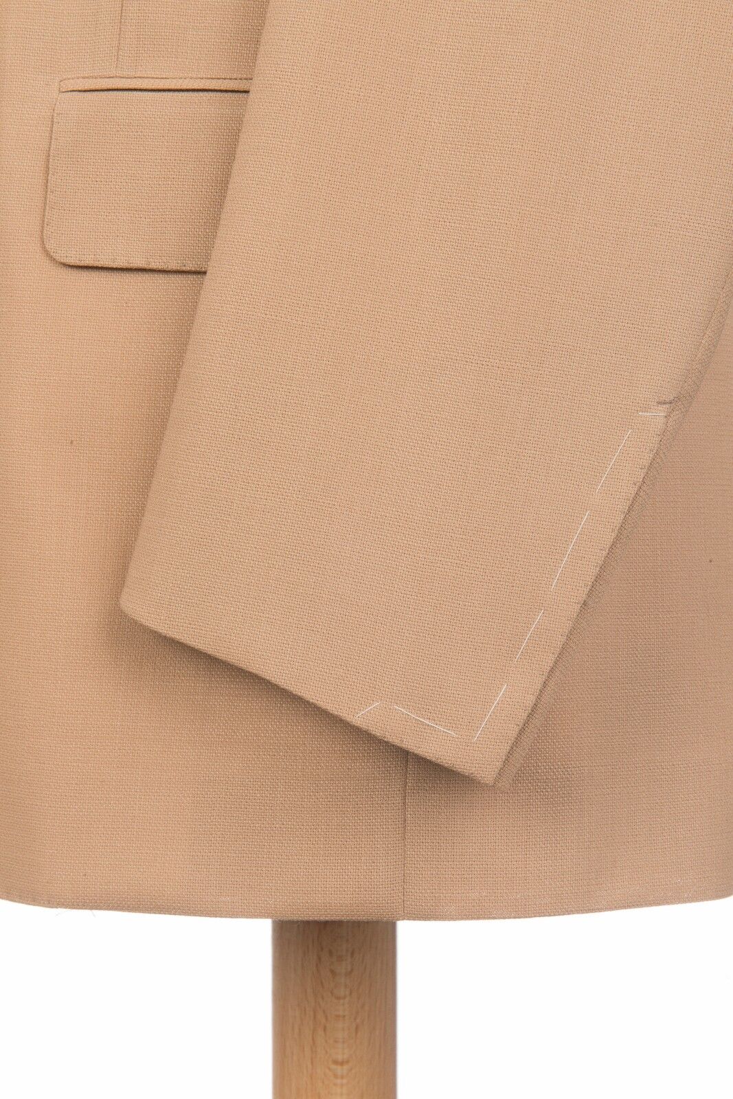 $2149 D'AVENZA Camel Fine Wool Jacket Blazer Hand-Sewn in Italy 40 US 50 EU