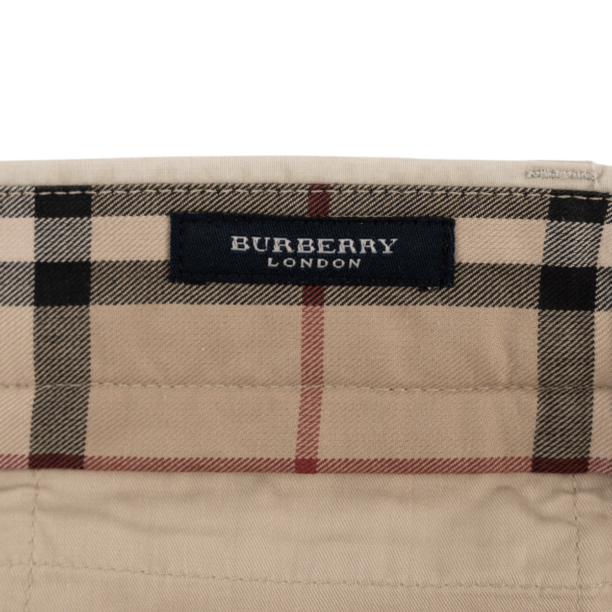 700$ BURBERRY LONDON Beige Trouser Pant Cotton Regular Fit 42 US 58 EU