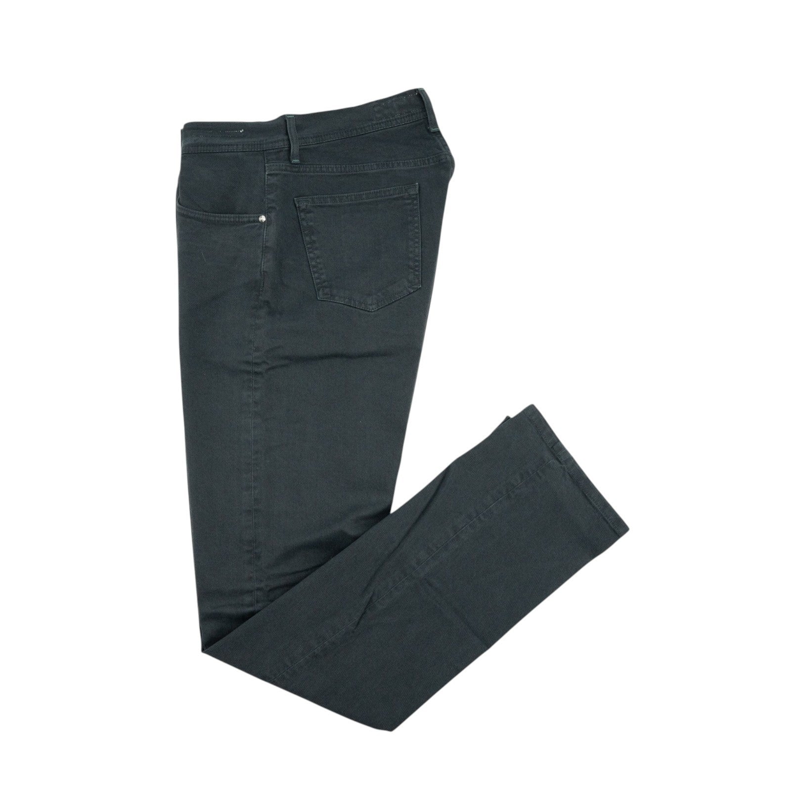 415$ LUIGI BORRELLI NAPOLI Dark Blue Denim Jeans Pant Cotton 35 US / 51 EU