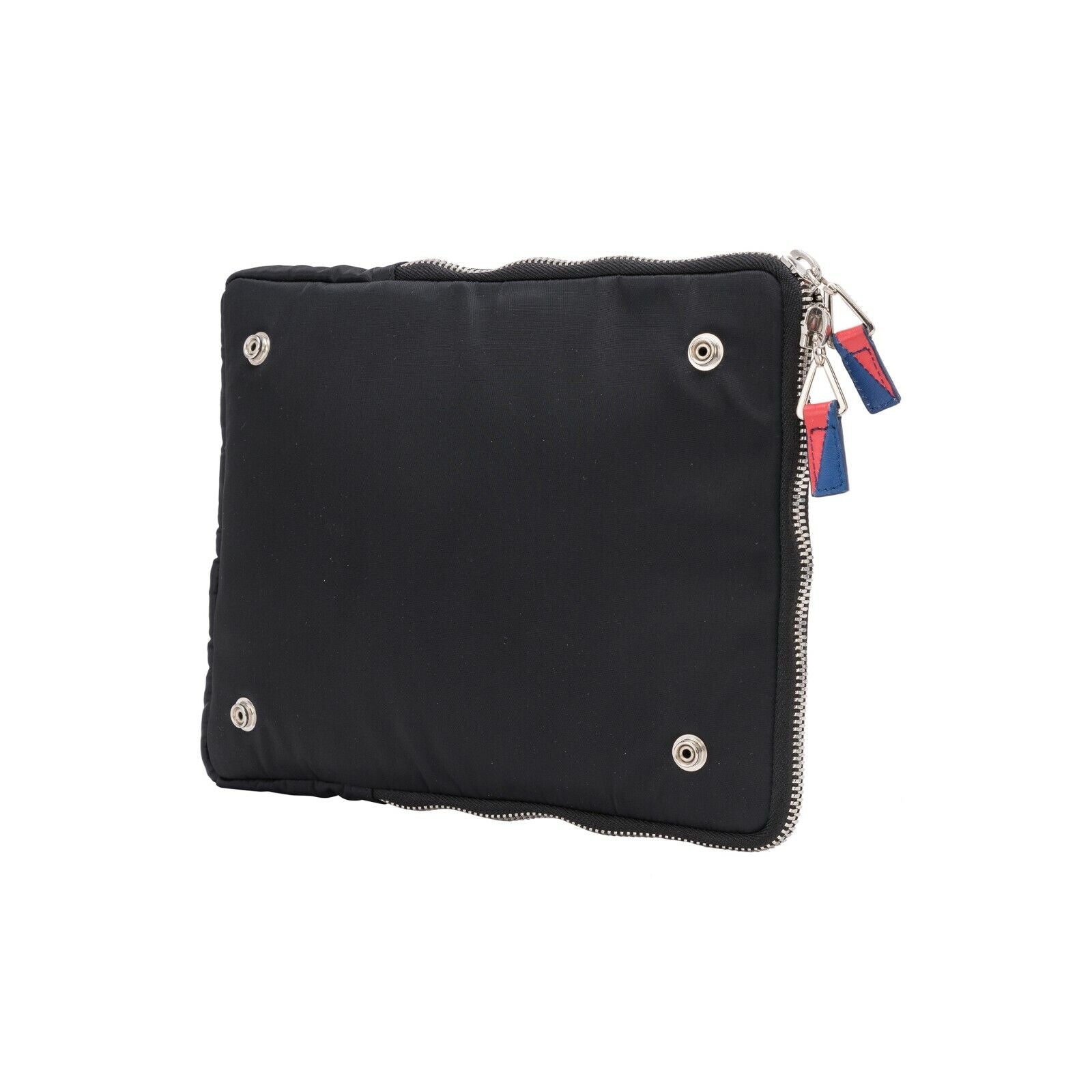 $149 Testoni Bologna Calf + Fabric Pochette + Detachable Shoulder Strap