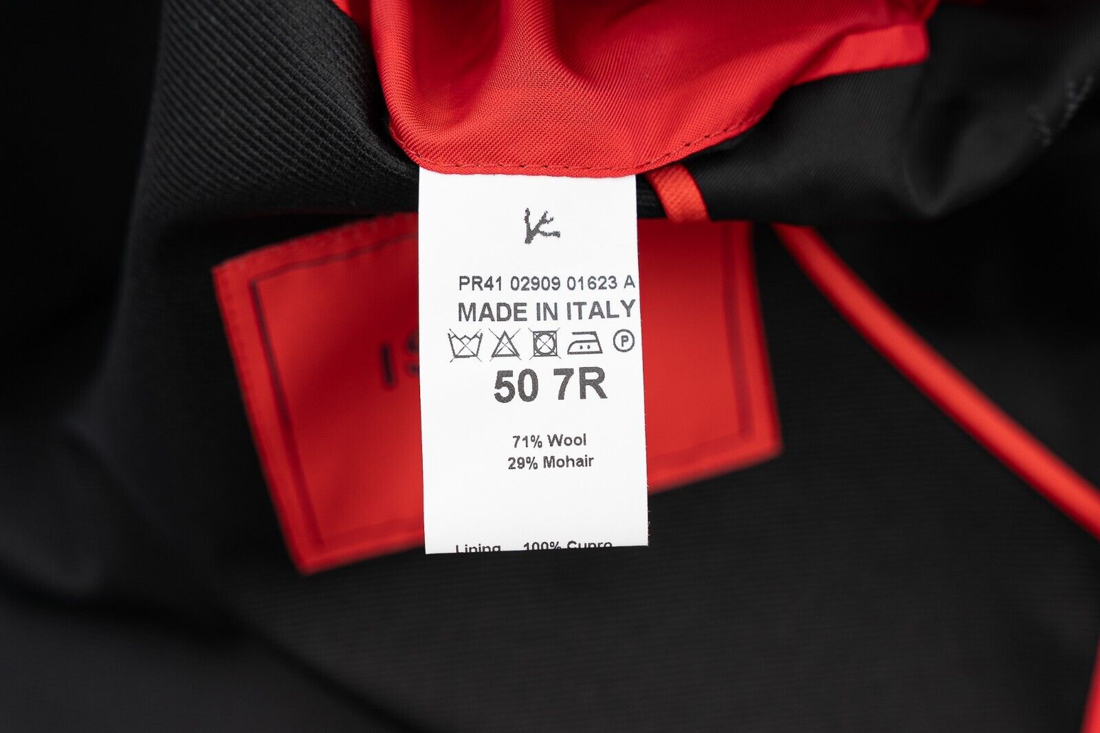 $5600 ISAIA NAPOLI Black Tuxedo Formal Jacket Wool / Mohair 40 US / 50 EU 7R