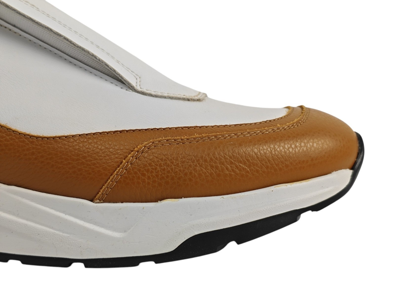 1150$ TESTONI "Cagliari" SlipOn Sneaker Karibu Calf + Suede 8 UK / 9 US / 42 IT