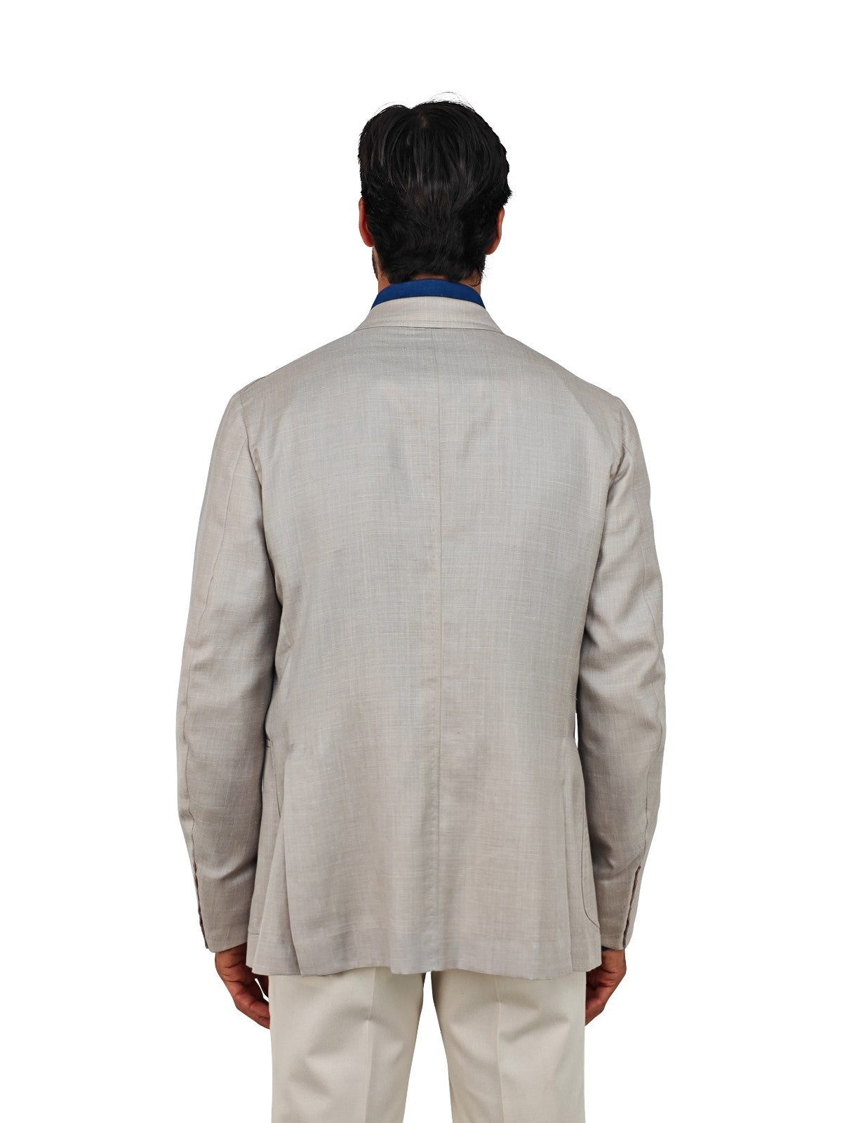 $5400 ISAIA NAPOLI Beige Jacket Sport Coat Cashmere Silk Linen 42 US 52 EU 8L
