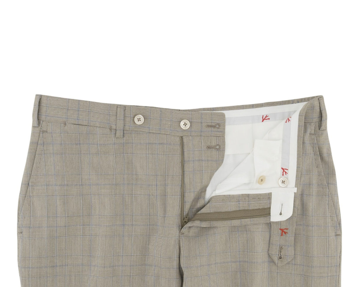 $6700 ISAIA "Gregorio" Light Beige Suit Fine Wool / Silk 38 US / 48 EU 8R