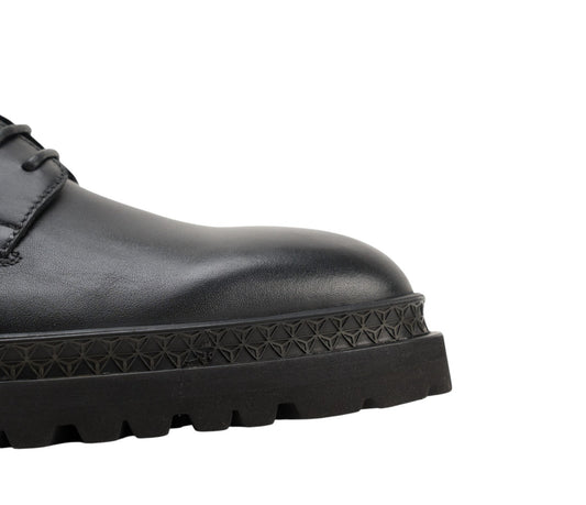 1050$ TESTONI Derby Sport Napa Calf Black 8 UK / 9 US / 42 IT