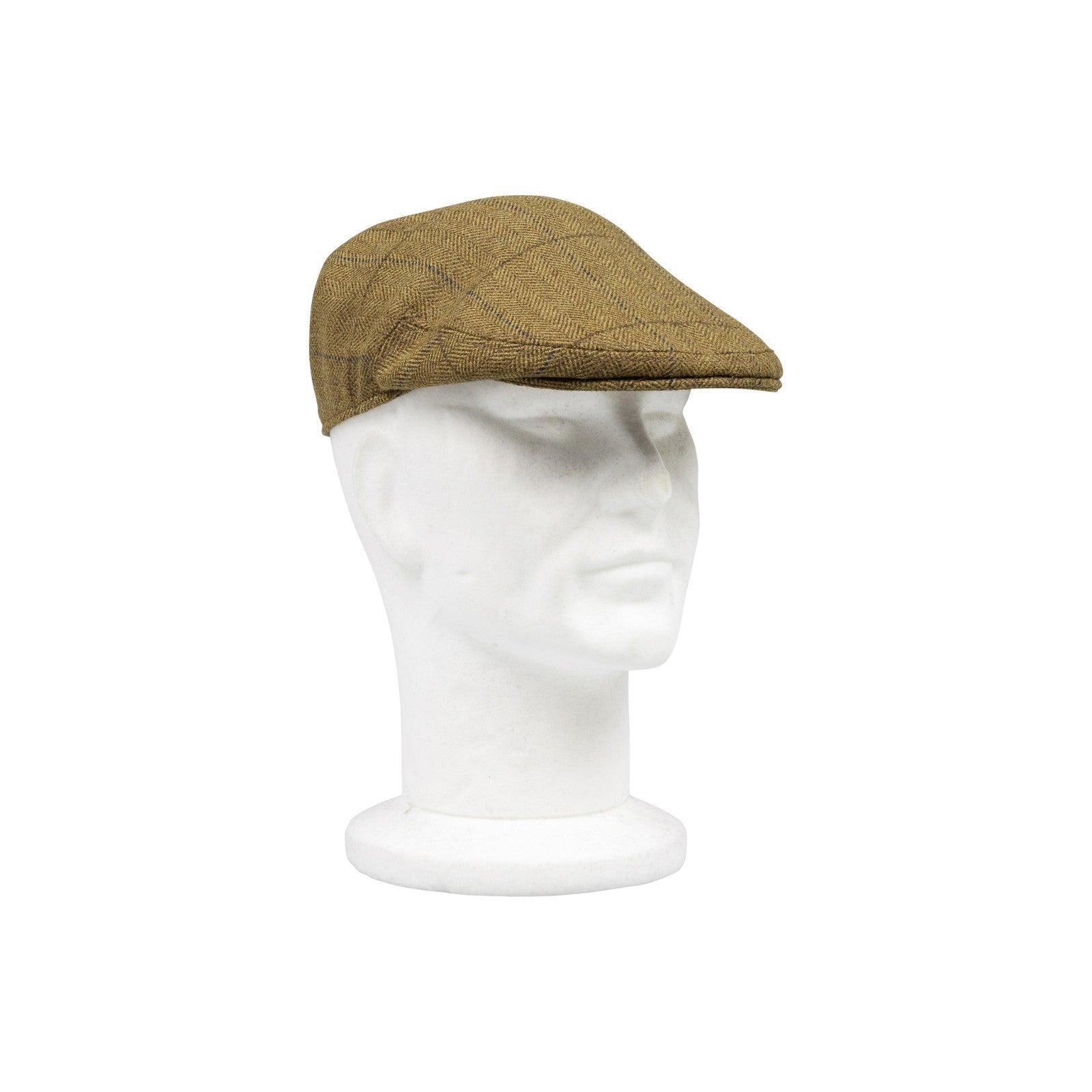 220$ RUBINACCI Flat Cap Hat Olive Green Harrisons of Edinburgh Scotland Wool