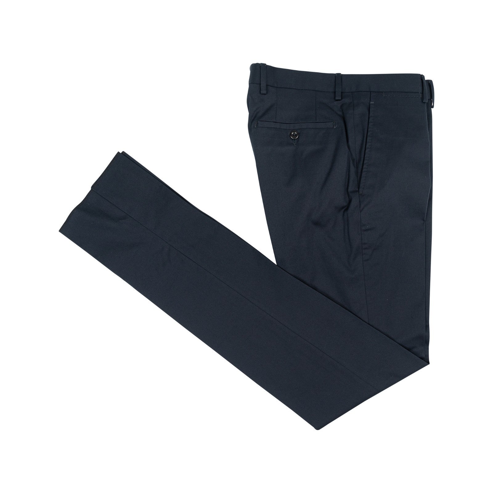 620$ RUBINACCI NAPOLI Blue Navy Dress Pant Stretch Cotton 30 US / 46 EU